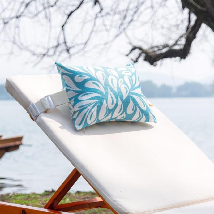 Decorative Patios Pillow Elastics Band Water proof Outdoor Cushions For Poolsides Chair Backrest Support Lumbar Support