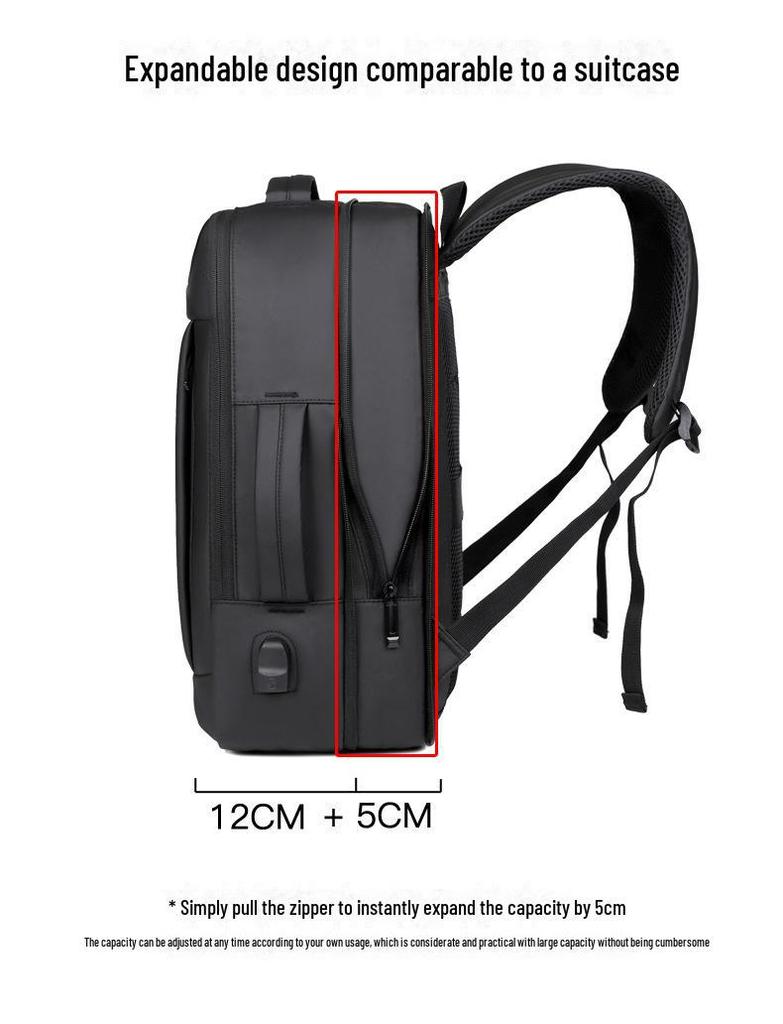 New Large Capacity Travel and Business Backpack for College Students - Simple, Casual, and Versatile