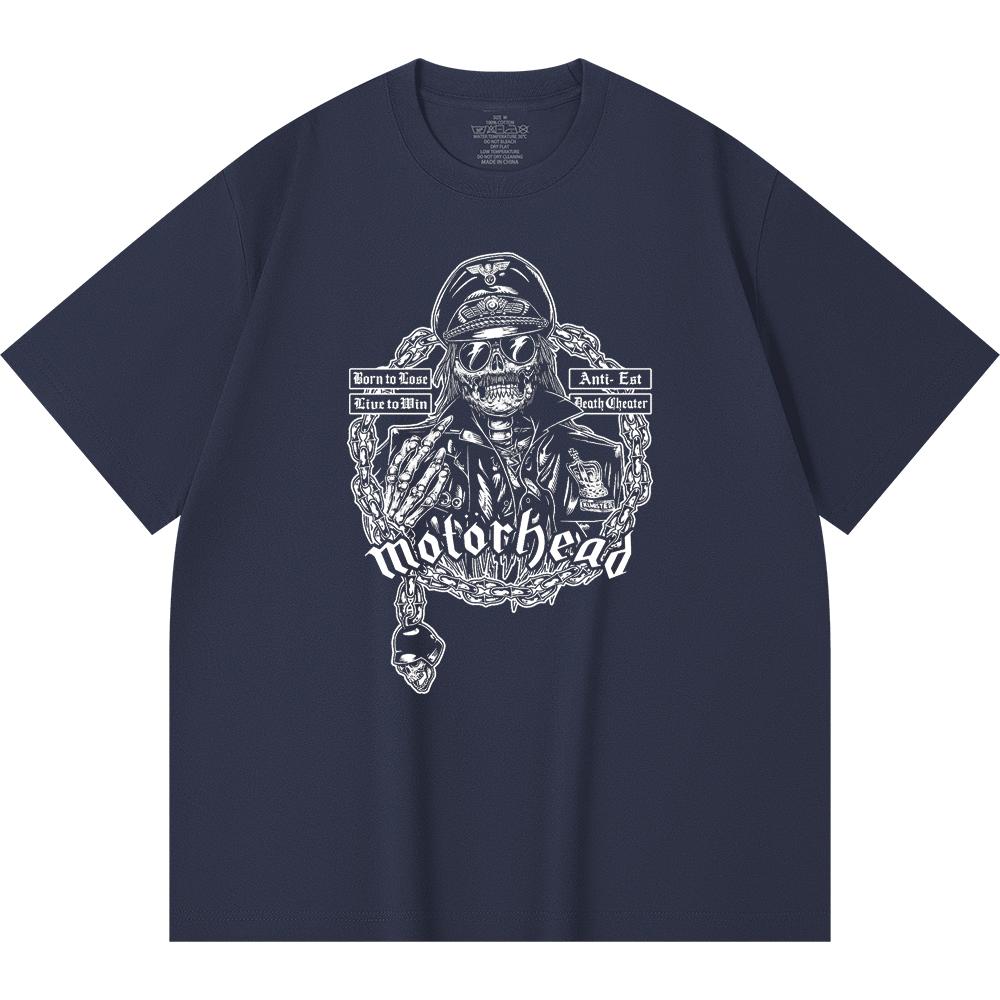 T-shirt Heavy Metal 100% Cotone 230 Gsm Stampa Band Rock Musica Popolare Unisex T-shirt Pesante in Cotone