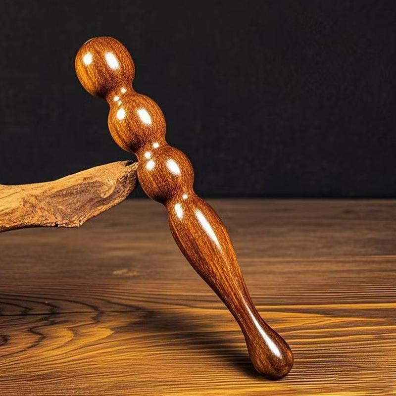 Wood Massage Stick Tool Natural Sandalwood Massager Acupoint Reflexology Tools For Full Body Relaxing Deep Tissue Foot Massage