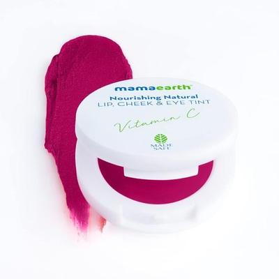 Nourishing Natural Lip Cheek & Eye Tint with Vitamin C & Rose- 03 Rose Pink- 4 G