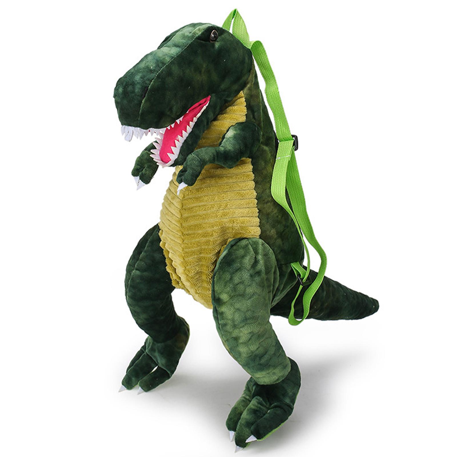 

Cartoon Splicing Dinosaur Backpack For Children