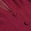 Spring European & American V-Neck Slim Suit Jacket with Straight-Leg Pants Set