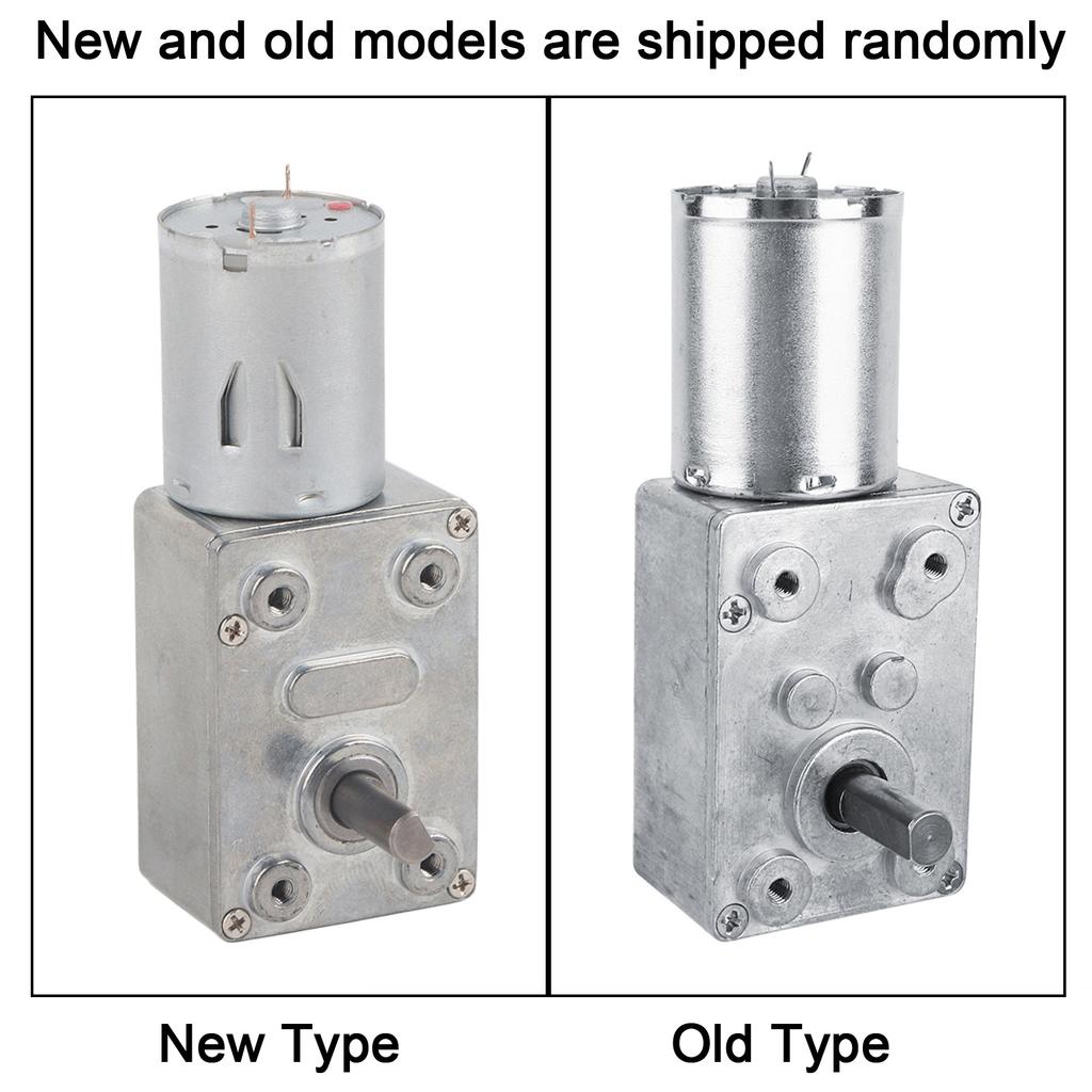 1 τεμ. Αναστρέψιμος Μοτέρ Σκουληκοειδούς Μειωτήρα Υψηλής Ροπής DC 12V Μοτέρ Μείωσης(62RPM)