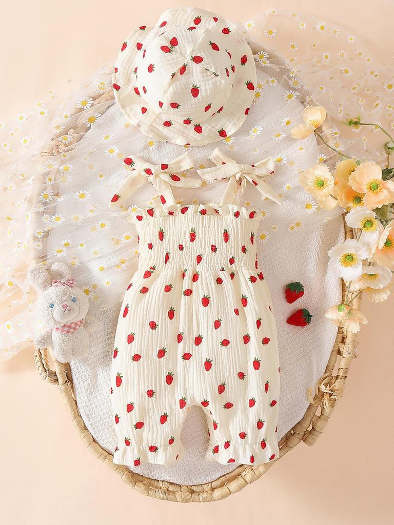 Mono de algodón con capucha para recién nacido: Mono de Verano Adorable con Broches en la Entrepierna para Bebés