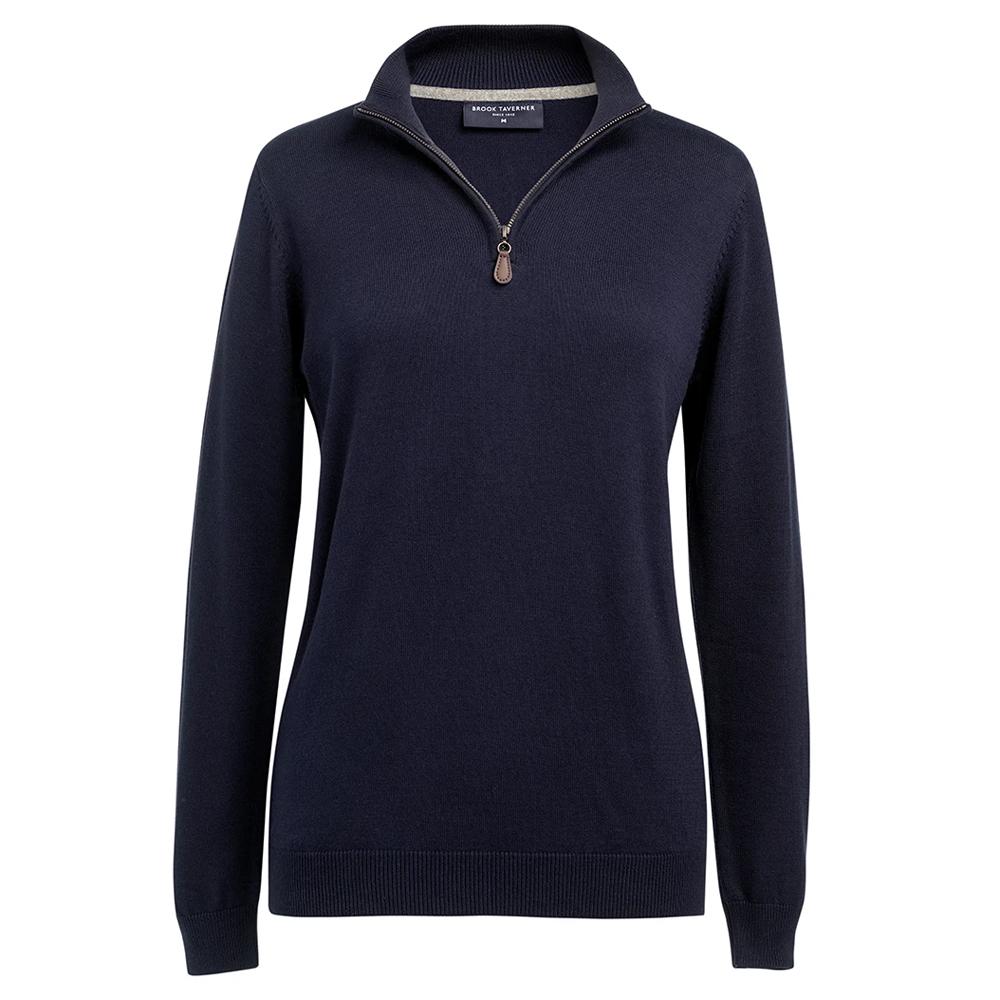 Brook Taverner Womens/Ladies Taylor Quarter Zip Jumper