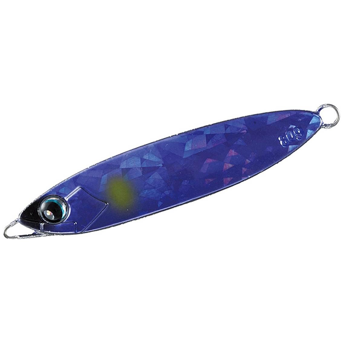 

Daiwa Hairtail Kyoga Jig Basic 200g Crushed Holo Glitter Lure Purple/Silver
