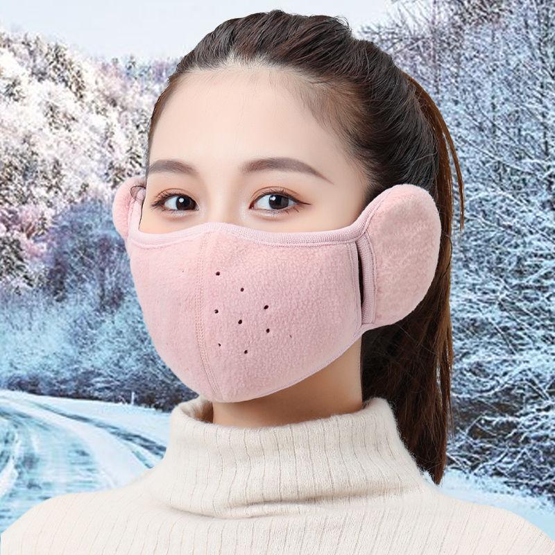 Kinder Winter Fleece Maske mit Ohrenschutz für Jungen & Mädchen
