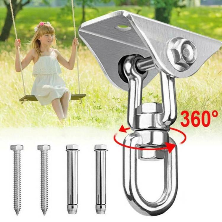 360° Hammock Chair Hanging Swing Swivel Hook Hanger Kit Ceiling Mount Hardware 360° Hammock Chair Hanging Swing Swivel Hook Hanger Kit Ceiling Mount Hardware