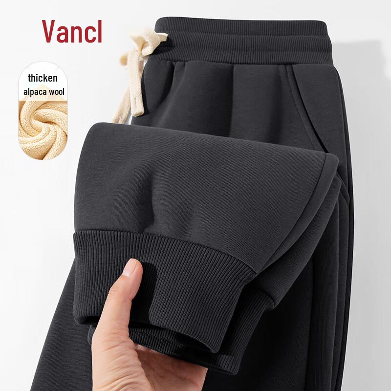 

VANCL Men s Winter Fleece-Lined Slim-Fit Casual Pants 2XL