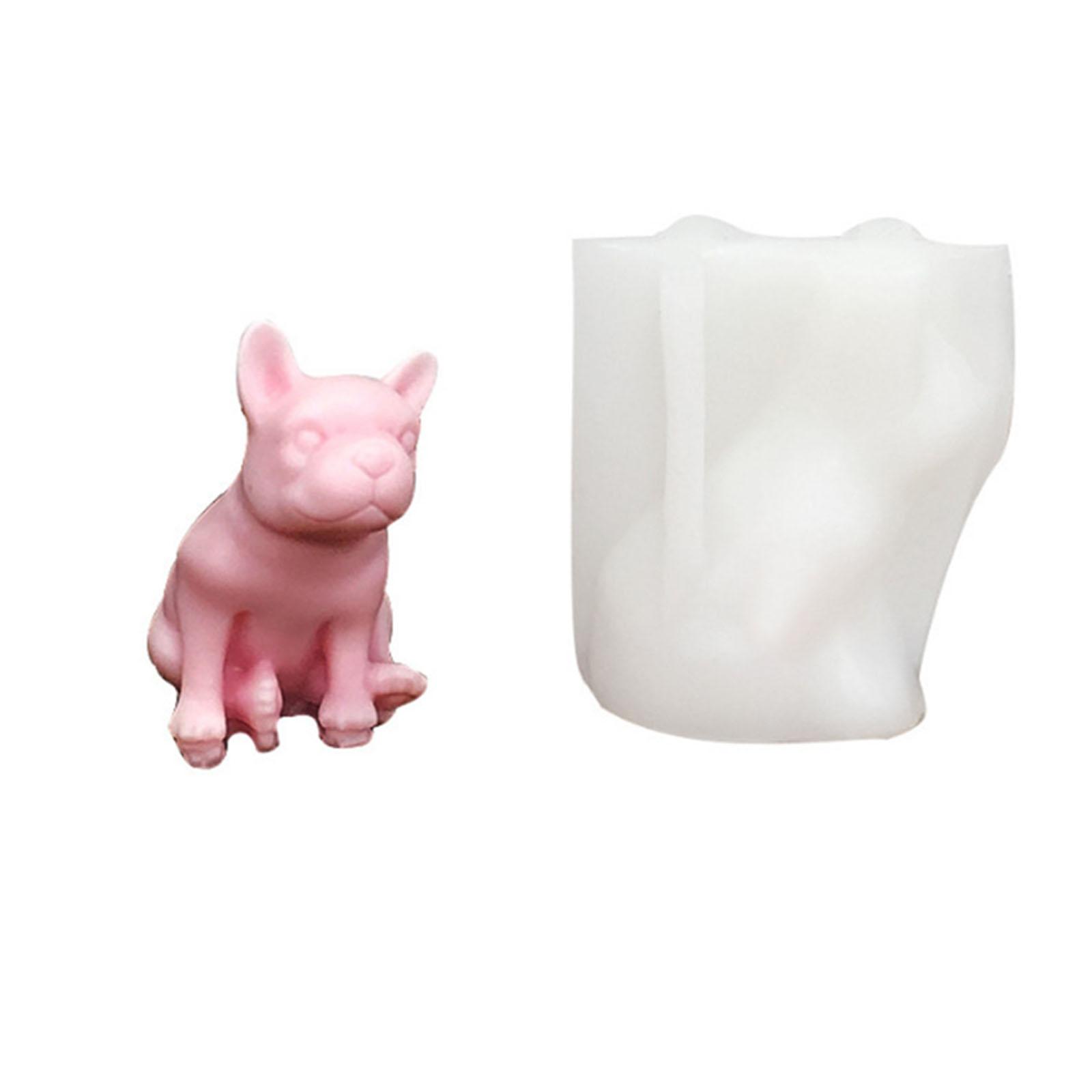 

Французская боевая собака, торт, шоколадный торт, форма для помадки, сделай сам, ручная форма для выпечки свечей, пищевая силиконовая форма для помадки 2461