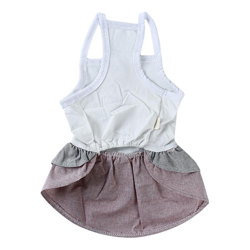 Summer Fashion Cute Cartoon Pet Dog Dresses Lovely Puppy Princess Skirt Wedding Dress