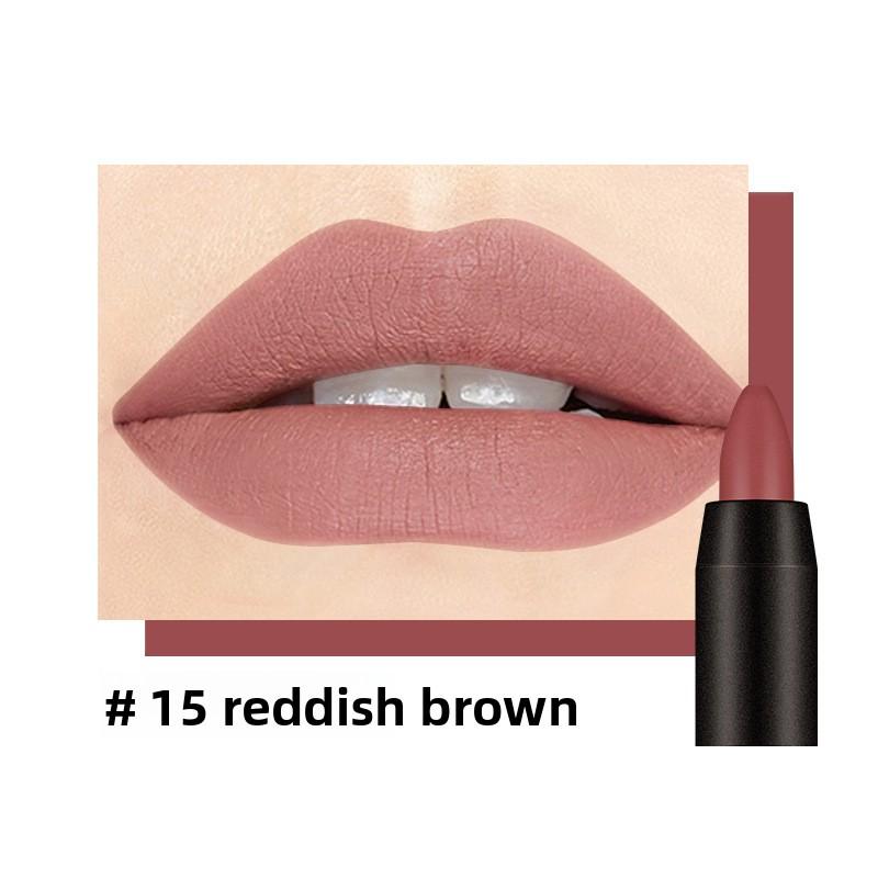 Matte Rotating Lipstick Pen 19 Shades, Moisturizing Easy To Color