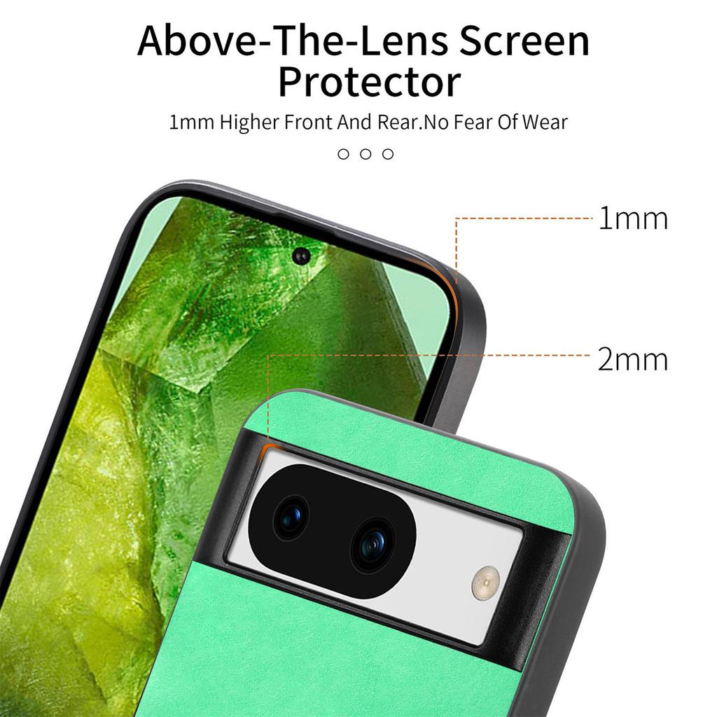 Magnetic Wireless Charging Slim Skin Feeling Leather Case For Google Pixel 9 9Pro 8 8A 7 7Pro 7A  Anti-Scratch Plain Cover Funda