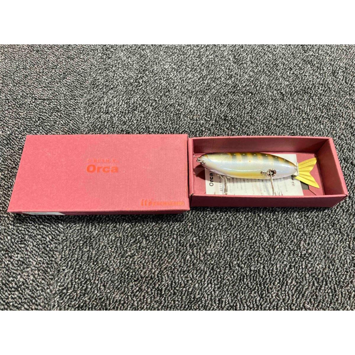 Used Megabass ito SCREAM_X Orca Megabass Flap Tail Quick Bait Lure Fishing