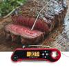 Brief Flexible BBQ Thermograph Twin Wear Resistant Probes Instantaneous Read LCD Screen for Outdoor Cooking