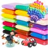 Eclet (Packung mit 12) Lufttrocknender Ton, Bunter Weicher Kinderton, Kreative Bastelarbeiten, Geschenke Für Kinder-Mehrfarbig. Ungiftig