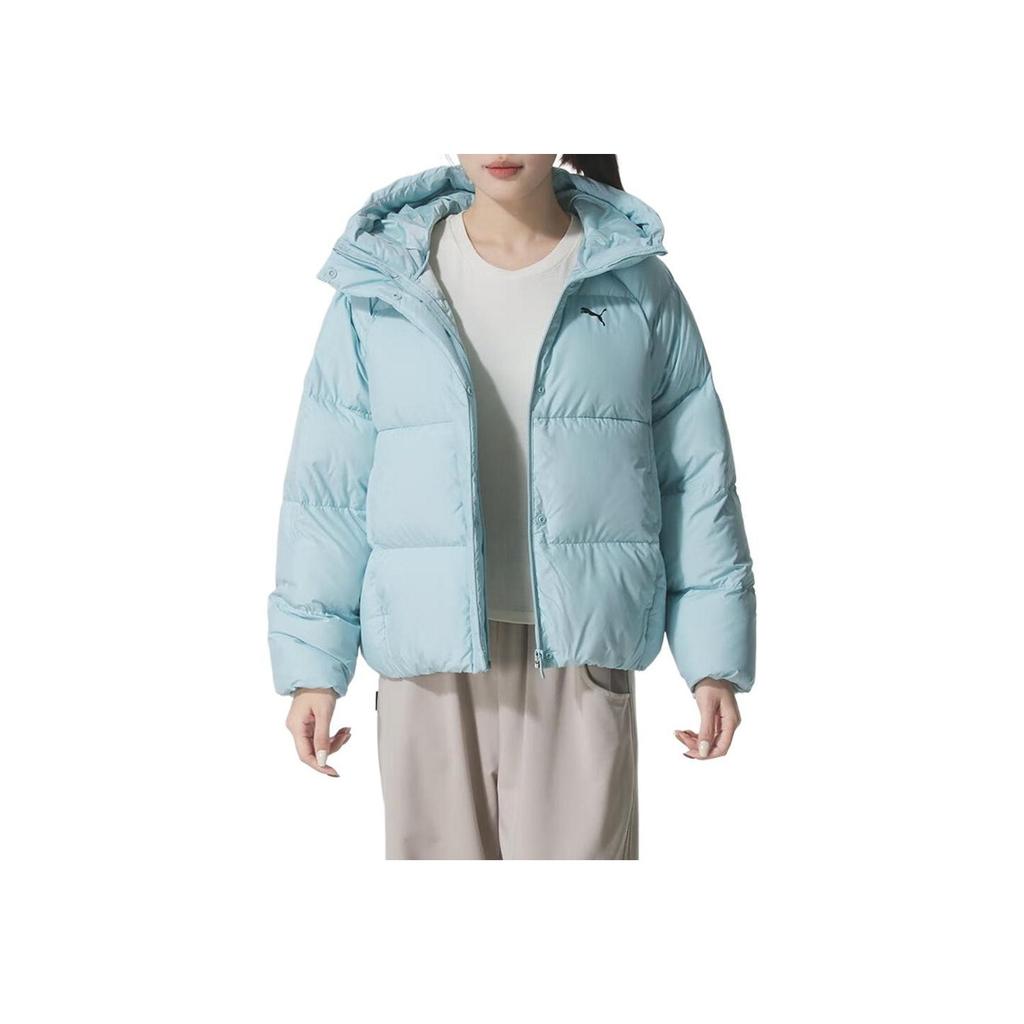 Puma Sportlich Lässig Logo Dick Kapuze Warm Reißverschluss Langarm Daunenjacke Damen Oberbekleidung 691045-47