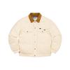 Supreme x Schott Canvas Down Trucker Jacket 'Orange Olive Green' Men's SUP-FW22-787
