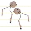 A1A2 Helmets Adapter Headset Bracket Rotating Headset Earmuffs Side Support