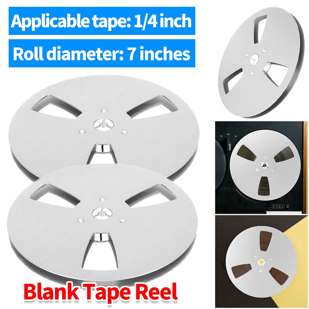 Open Reel Takeup Reel Aluminum Alloy 6 Hole Stainless Steel Screws 1/4 7Inch Empty Reel for Reel To Reel Tape Player For Reel