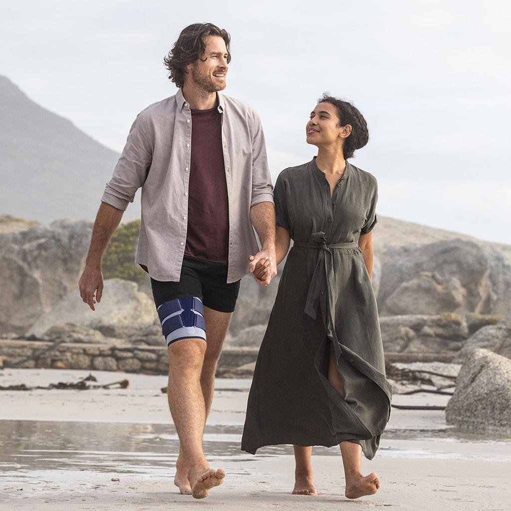 BAUERFEIND MioTrain Thigh Made in General Medical Six Adjustable Compression Straps Support, Germany, Device, (Titanium, 7)