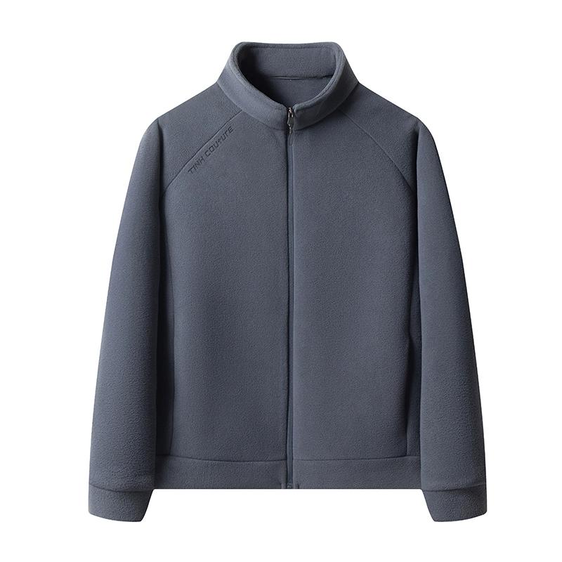 

Spring Men Fleece Jacket Men Tactical Casual Jacket Coat Men Autumn Outdoors Windproof Warm Jacket Outwear Climbing Jackets Male 4XL темно-сірий колір