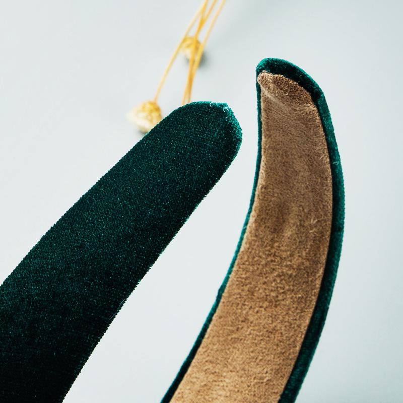 Women's Hairband Baroque Bow Pearl Flannel Shampoo Headband Go Out Sweet Hair Hoop Sponge Headwear