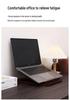 Solid Wood Foldable Laptop and Tablet Stand with Cooling Feature