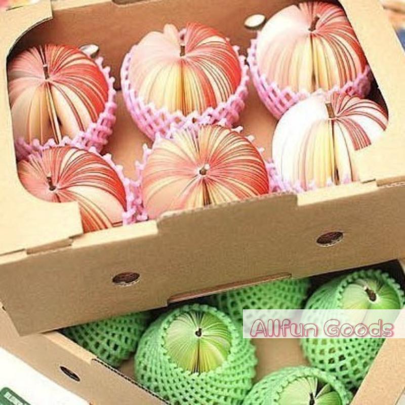 [TG835]3D Fruit Shaped Memo Notepads Cute Creative Design Bright Colors For Office School Note Taking Kids Birthday Gifts