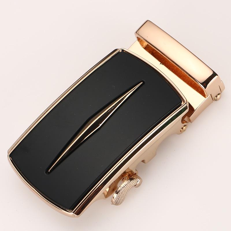 Wanpin 3.5CM Men's Automatic Belt Buckle - Casual & Business Waist Accessory