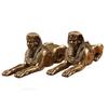 Solid Copper Egypt Sphinx Statue Small Ornaments Brass Guardian Statue Figurines Desktop Decorations Home Decor Accessories