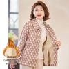 Pasite Women's Plaid Lapel Casual Warm Coat