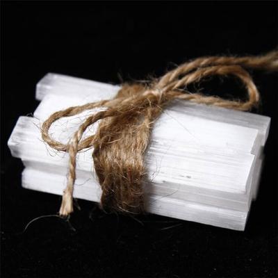 10Pcs Natural Selenite Rough Stick  Wand Minerals Specimen Healing Stone