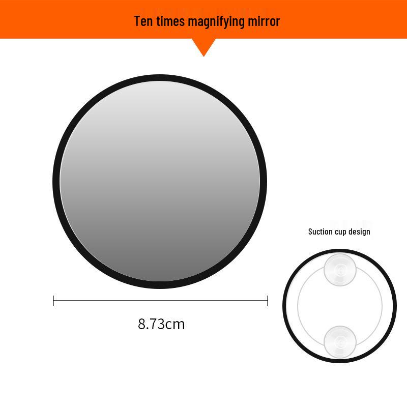 Large LED Lighted Makeup Vanity Mirror Square Portable Beauty Mirror