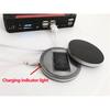 Pair 68Mm Round Solar+Usb Charging Car Cup Holder Bottom 7 Color Rgb Led Lights