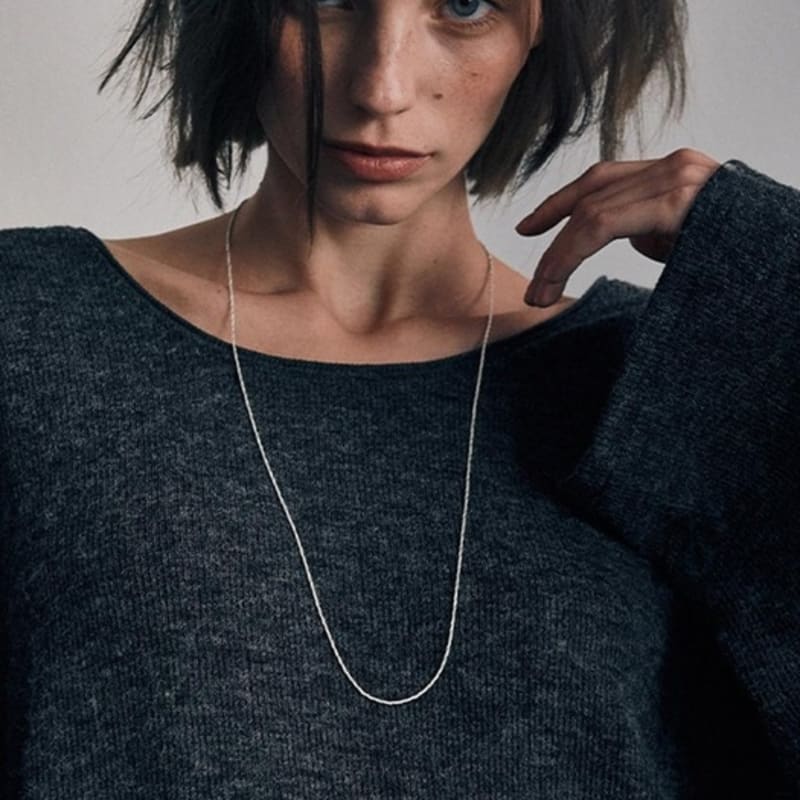 

verte [925 silver] Un.silver.193 / foret necklace (long ver.) free