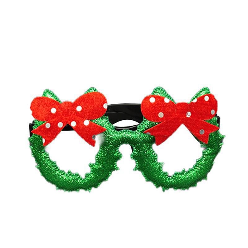 Weihnachts-Cartoon-Brillen - Geschenke für Erwachsene & Kinder, mit Weihnachtsmann, Schneemann und Geweih