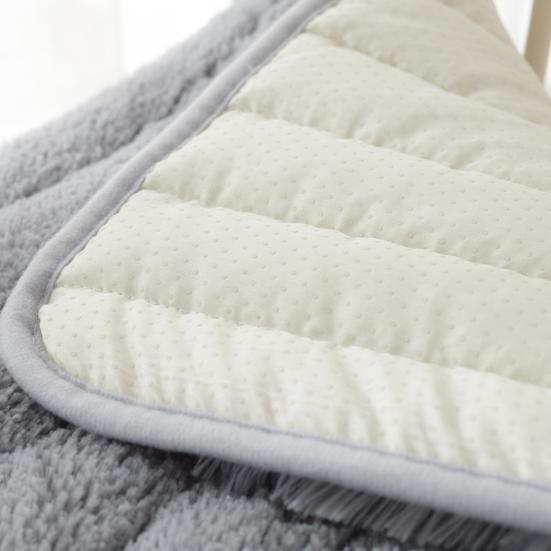 Soft Plush Pad for Kitchen Chairs Chair Cushion with Ties, Fuzzy Seat Anti-slip Office Bottom, Warm Fluffy Winter Mat Dining Skin Friendly Home