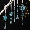 As Shown Acrylic Snowflake Exquisite Snowflake Patterns Lightweight Acrylic Material Festive Event Decoration For Baby Showers