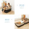 Multiple Position Adjustable Air Sofa Bed Waterproof PVC Fabric Foldable Furniture For Apartment Dorm Outdoor Relaxation