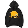 Adventure Time Animation TV Series Jake Cartoon Pattern Pullover for Men and Women Harajuku Fashion Street Harajuku