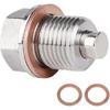 Oil Drain Plug (M16 X 1.5 MM) Stainless Steel Magnetic Oil Drain Plug with Ne