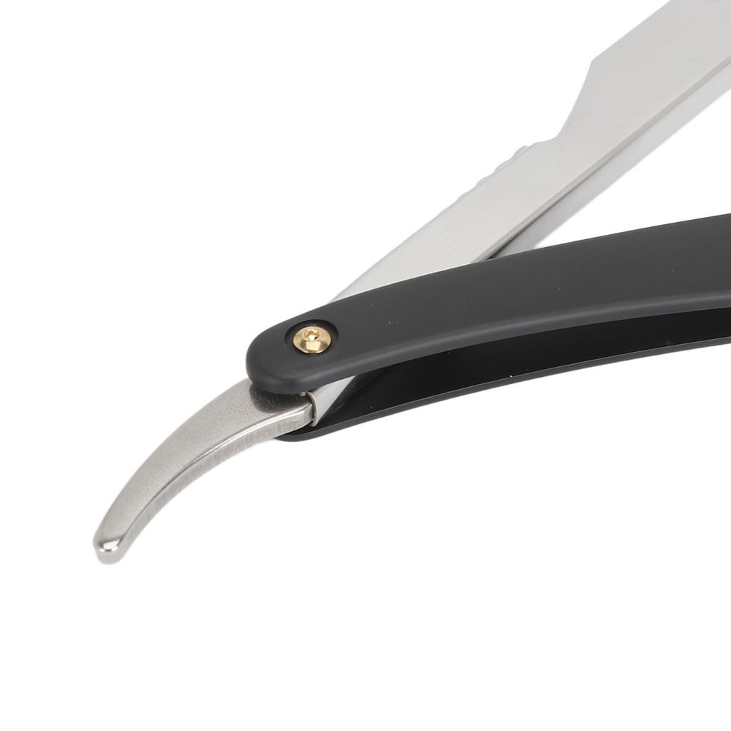 Vintage Manual Beard Knife Ergonomic Streamline Folding Holder Beard Trimmer Rack for Men