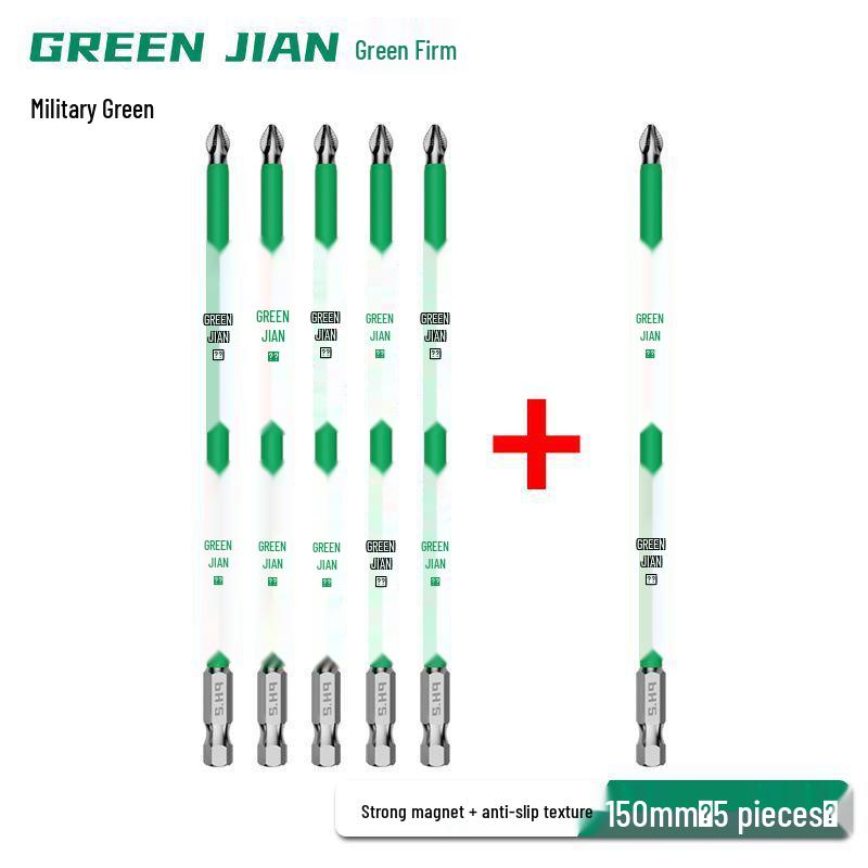 High-Strength Magnetic Electric Screwdriver Set with Impact Extended Bits