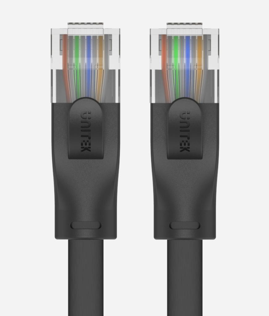 Patchcord UNITEK C1812GBK Cat.6 Płaski, UTP, RJ45, 5m