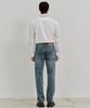 PLAC Straight Elastic Jeans M51 Grey Blue