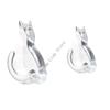 Q1FD 2pcs Easy Installation Decorative Plastic Cats Hooks With Adhesive Backing Storage Organizers For Coats Keys Accessories