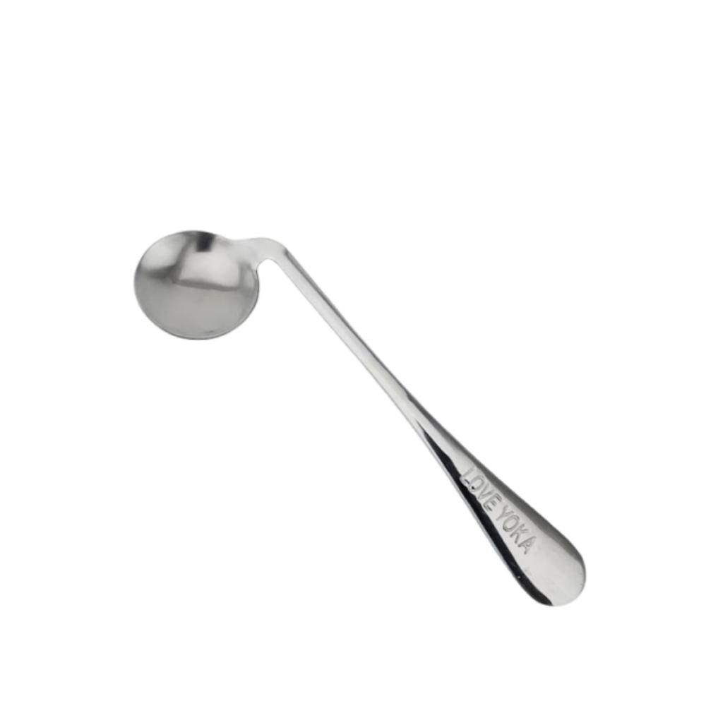 Stainless Self Feeding Utensil Angled Lightweight Curved Spoon Fork Self Feeding Elderly Patients Feeding Aid Tableware