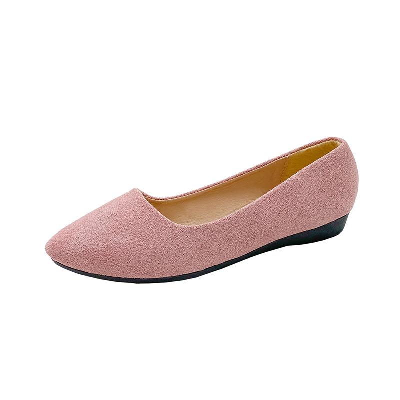 Large Size Women's Shoes, Flat-bottomed Single Shoes, Fashion All-match Retro Soft-soled Shoes